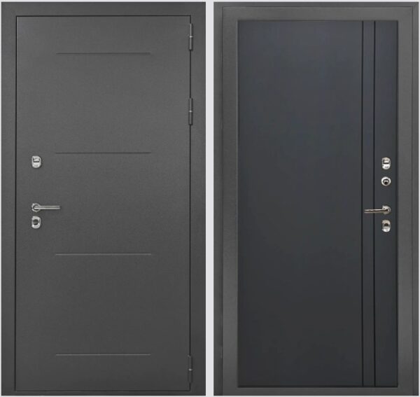 Входная дверь с терморазрывом Термо Серебро К7 Велютто Оскуро