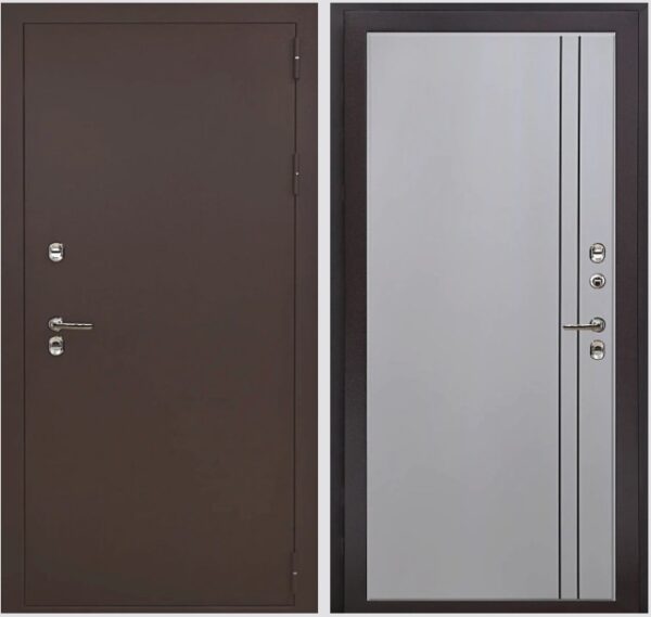 Входная дверь с терморазрывом Термо Медь К7 Велютто Ферро