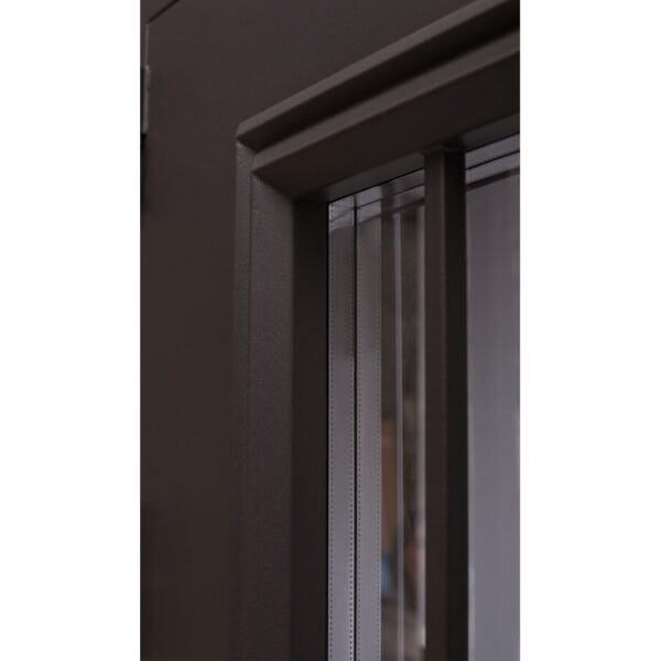 Входная дверь с терморазрывом Термо Бергамо 2 Велютто бьянко — изображение 2