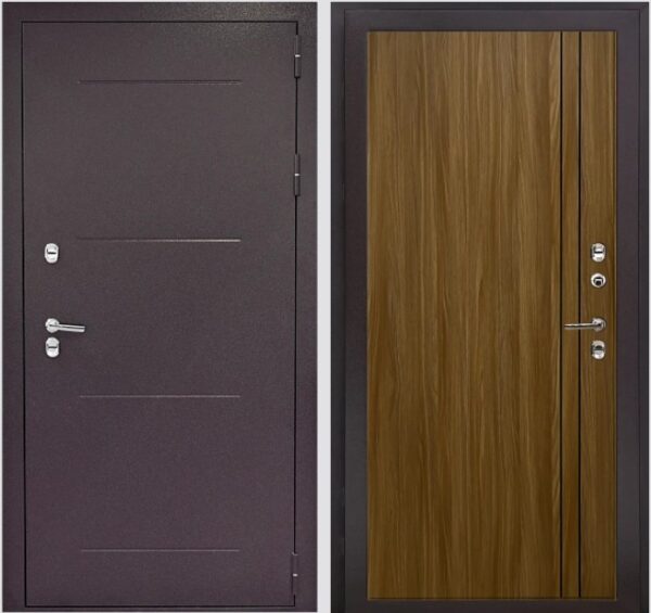 Входная дверь с терморазрывом Термо Опал К7 Дуб сиена