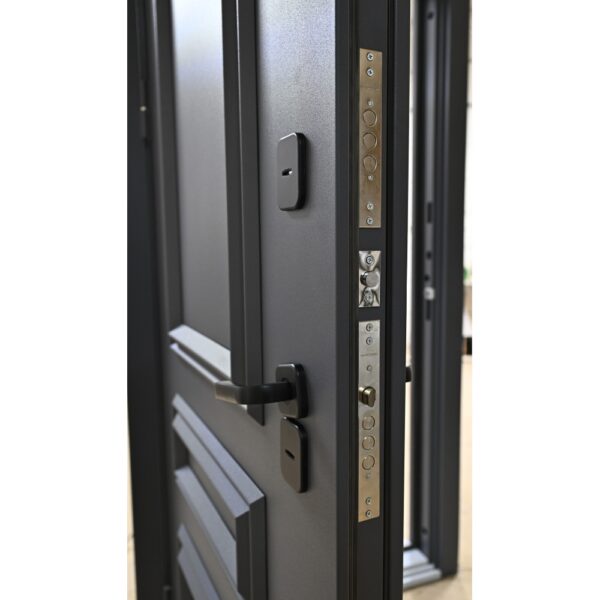 Входная дверь с терморазрывом Термо Бергамо Велютто бьянко — изображение 3