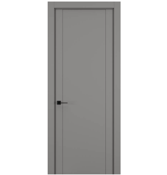 Межкомнатная дверь HAUSDOORS Модель FL 1, Керамик серый