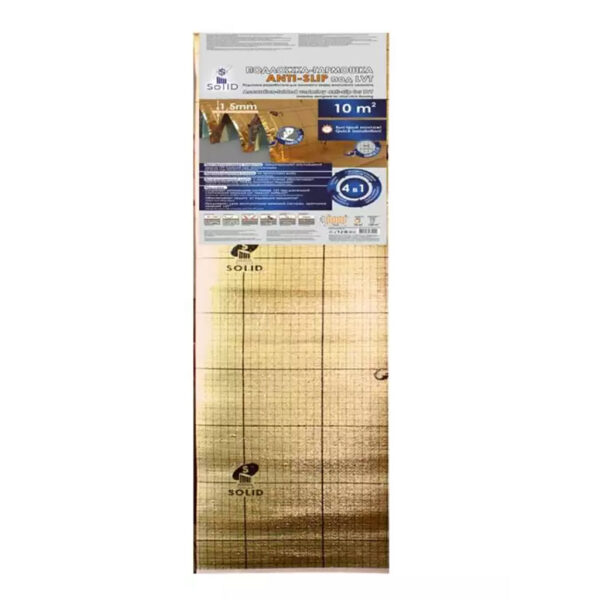 Подложка-гармошка Solid Anti-Slip 1.5 мм (10000x1000x1.5) под LVT