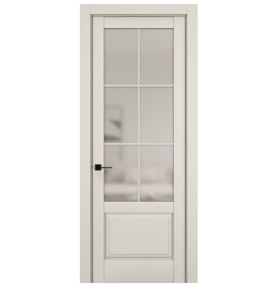 Межкомнатная дверь HAUSDOORS Модель NC 12, Керамик жемчужный