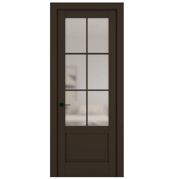 Межкомнатная дверь HAUSDOORS Модель NC 12, Керамик коричневый