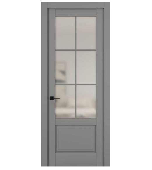 Межкомнатная дверь HAUSDOORS Модель NC 12, Керамик серый