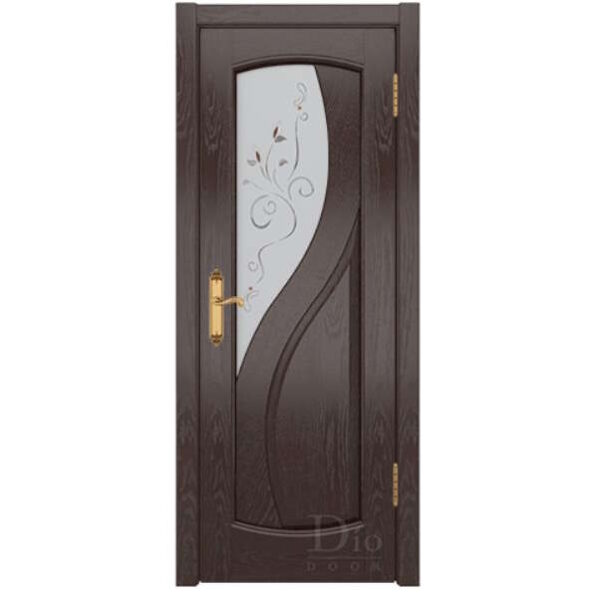 Межкомнатная дверь ДИОдор Диона-1 Ясень венге Со стеклом
