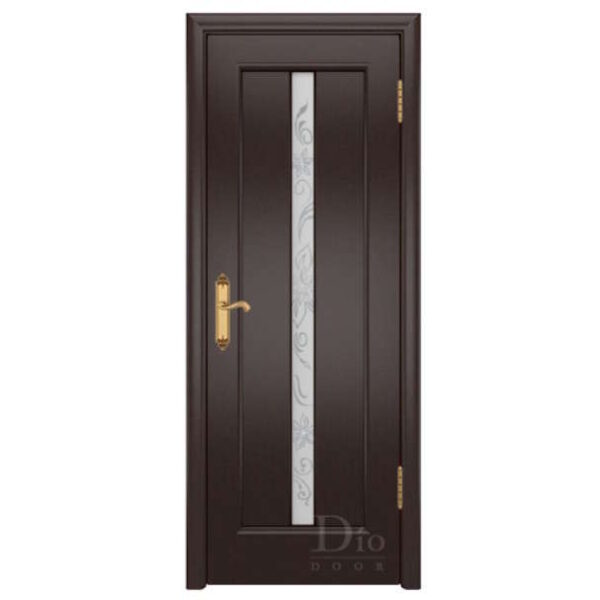 Межкомнатная дверь ДИОдор Миланика 2 Венге Со стеклом
