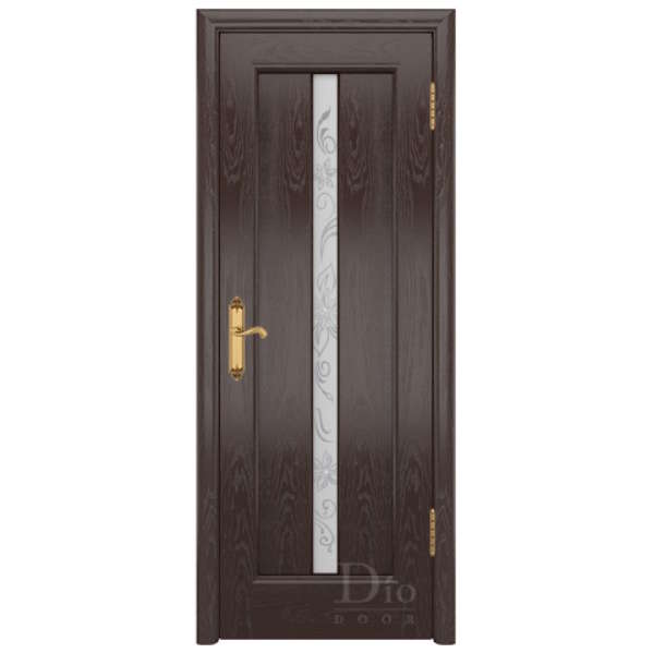 Межкомнатная дверь ДИОдор Миланика 2 Ясень венге Со стеклом