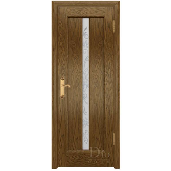 Межкомнатная дверь ДИОдор Миланика 2 Дуб шервуд Со стеклом