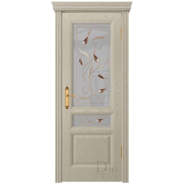 Межкомнатная дверь ДИОдор Онтарио 2  Ясень капучино Со стеклом