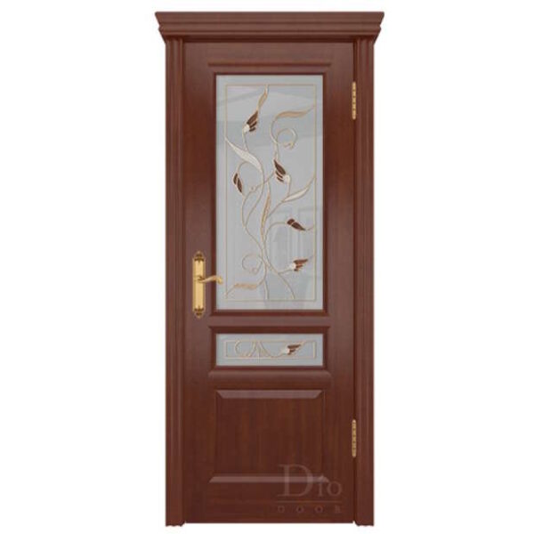 Межкомнатная дверь ДИОдор Онтарио 2 Анегри черешня Со стеклом