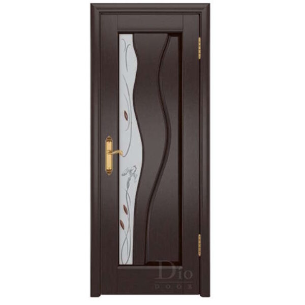Межкомнатная дверь ДИОдор Энжел Венге Со стеклом