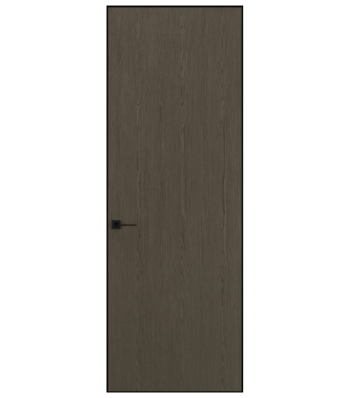 Межкомнатная дверь HAUSDOORS Модель Сибирь 1, Шпон Грей