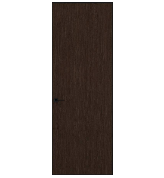 Межкомнатная дверь HAUSDOORS Модель Сибирь 1, Шпон Темный Орех