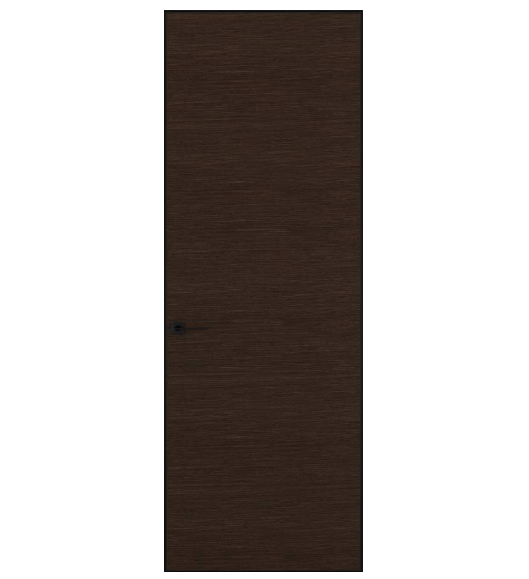 Межкомнатная дверь HAUSDOORS Модель Сибирь 2, Шпон Темный Орех