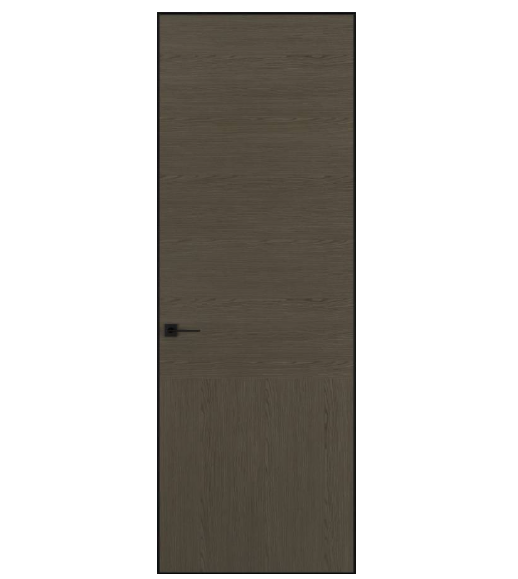 Межкомнатная дверь HAUSDOORS Модель Сибирь 5, Шпон Грей