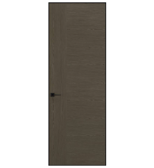 Межкомнатная дверь HAUSDOORS Модель Сибирь 6, Шпон Грей