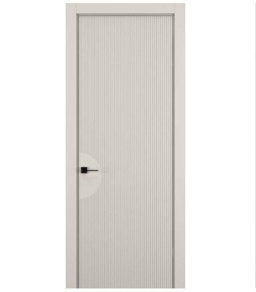 Межкомнатная дверь HAUSDOORS Модель Вертикаль 6, Матовый Серый песок