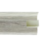 Плинтус с мягким краем и кабель-каналом (58 мм) 822 Дуб альба